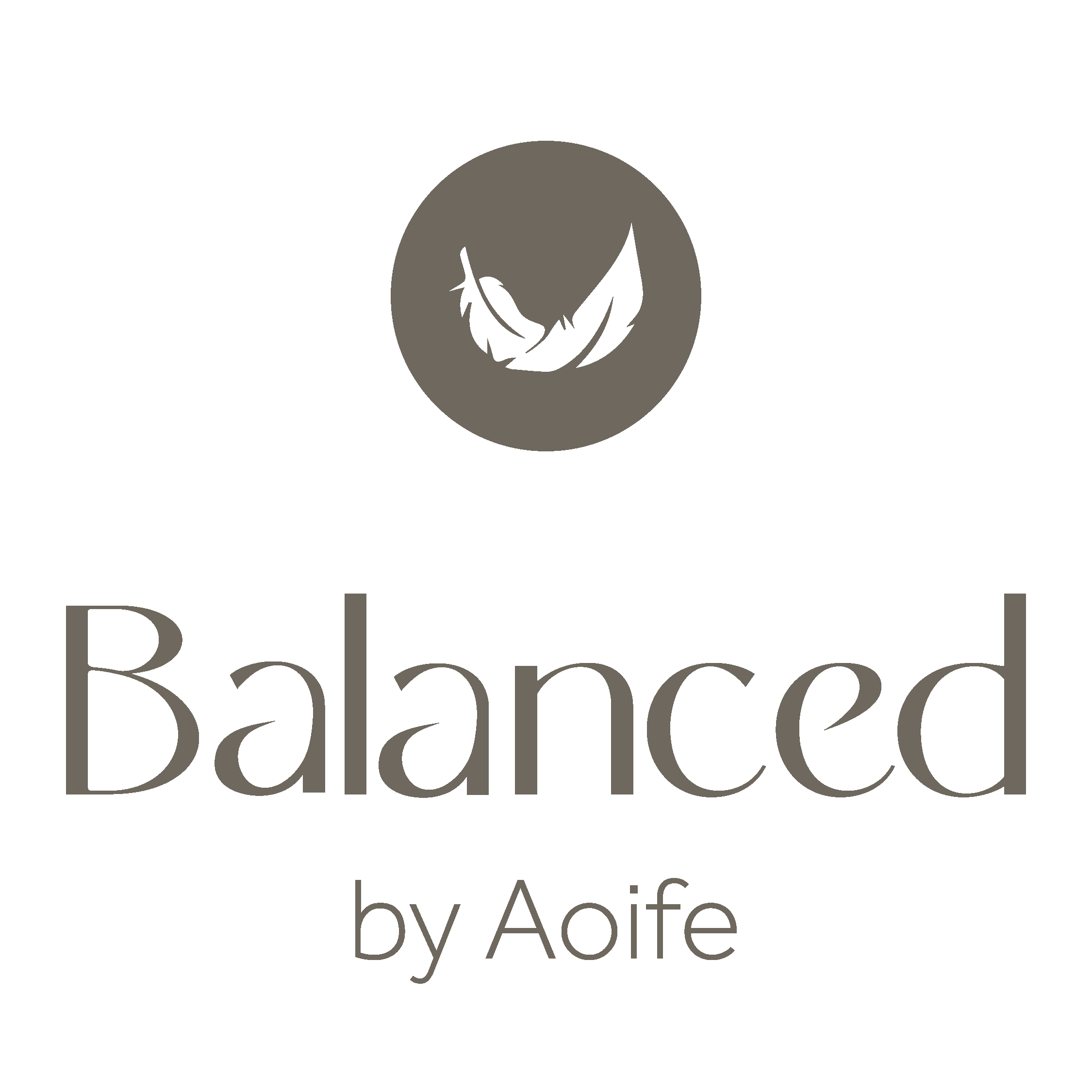 Logo for Balanced By Aoife